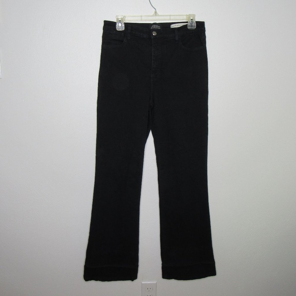 NYDJ Black Flare Jeans Size 10